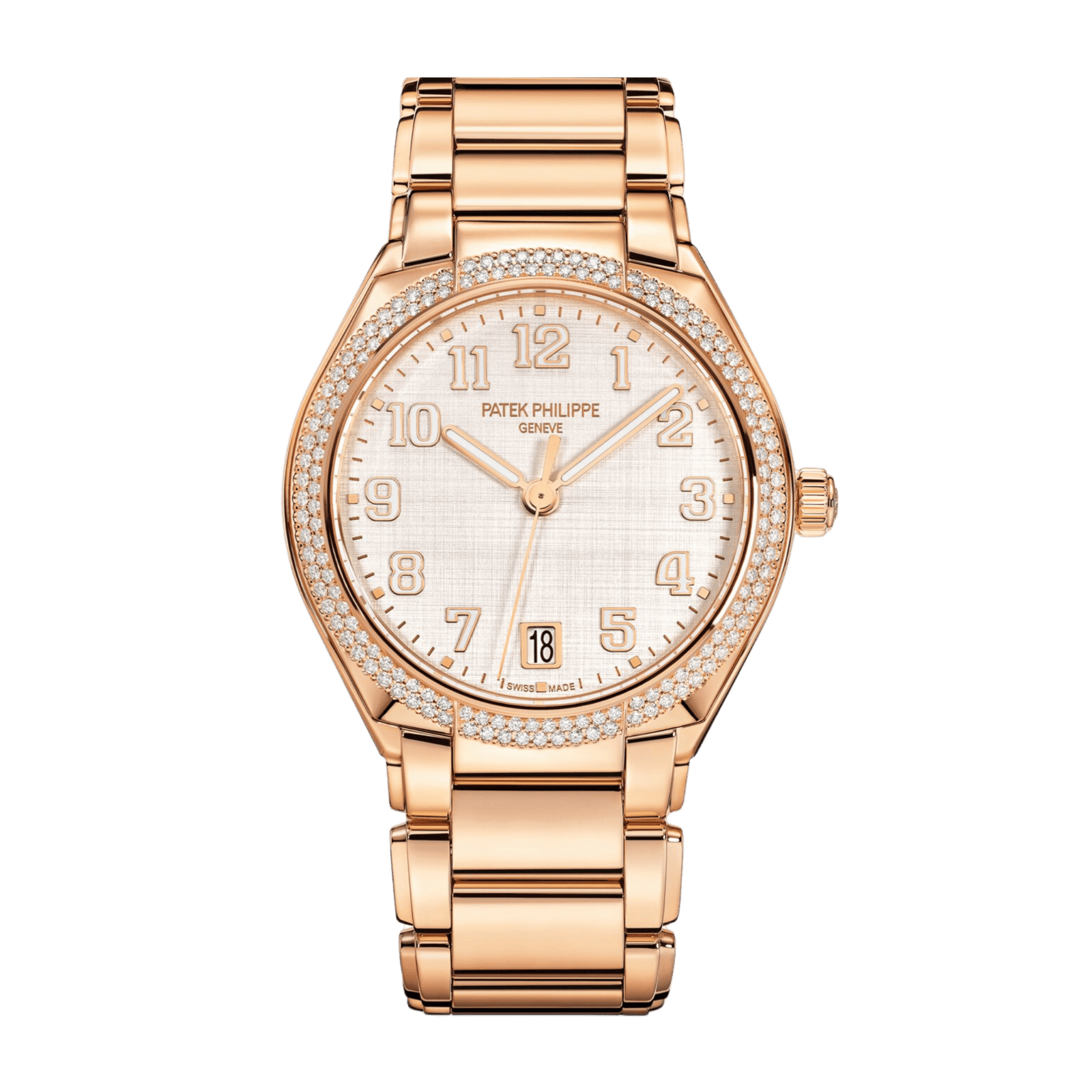e8a6f871bdc0df30edc27740e1af2ee0.png Twenty~4 Rose Gold Diamond Shantung Silk Dial 36mm - Image 1