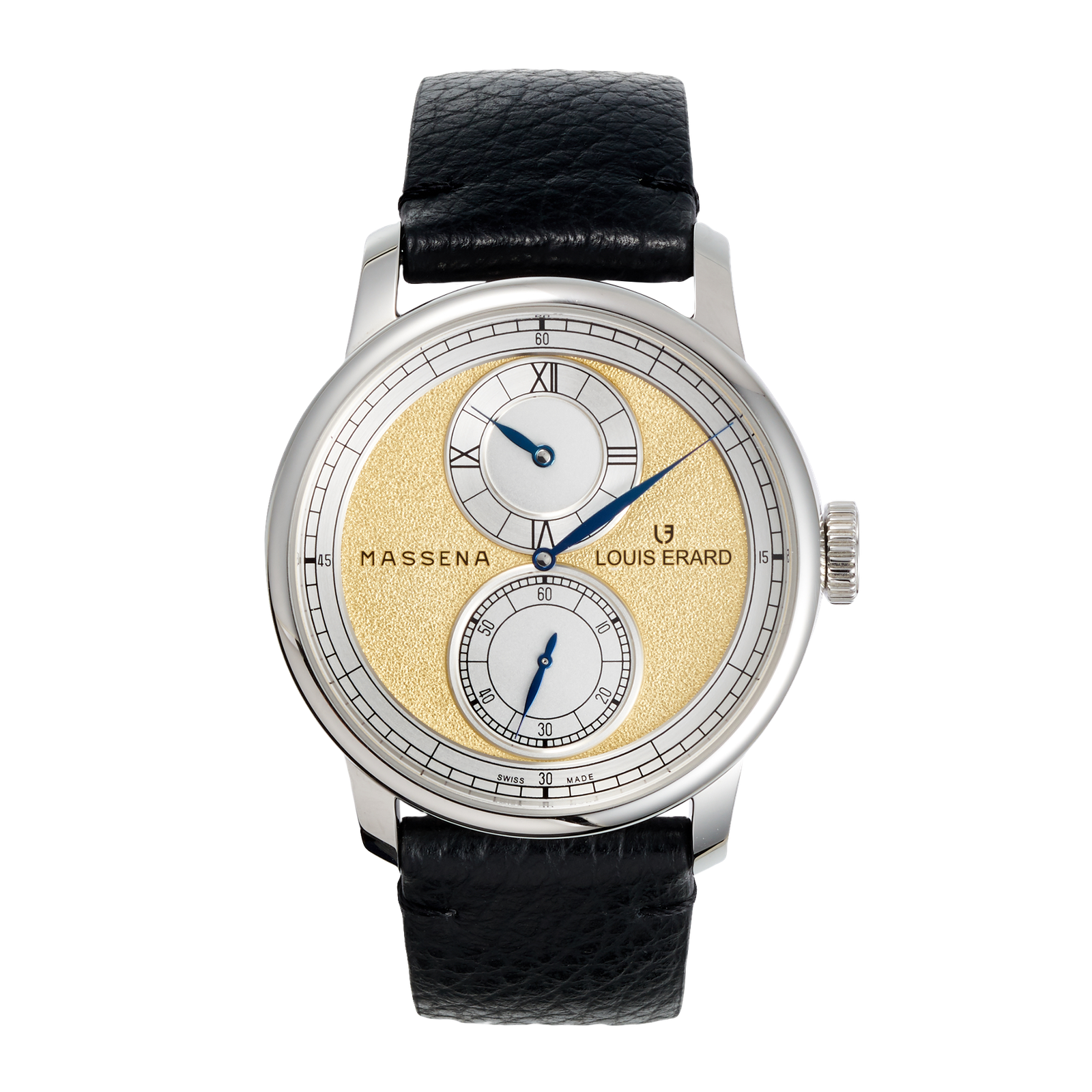 e95c1b5ad6030d0477342de327d562f2.png Excellence Le Régulateur Louis Erard x Massena LAB Gold 42mm - Image 1