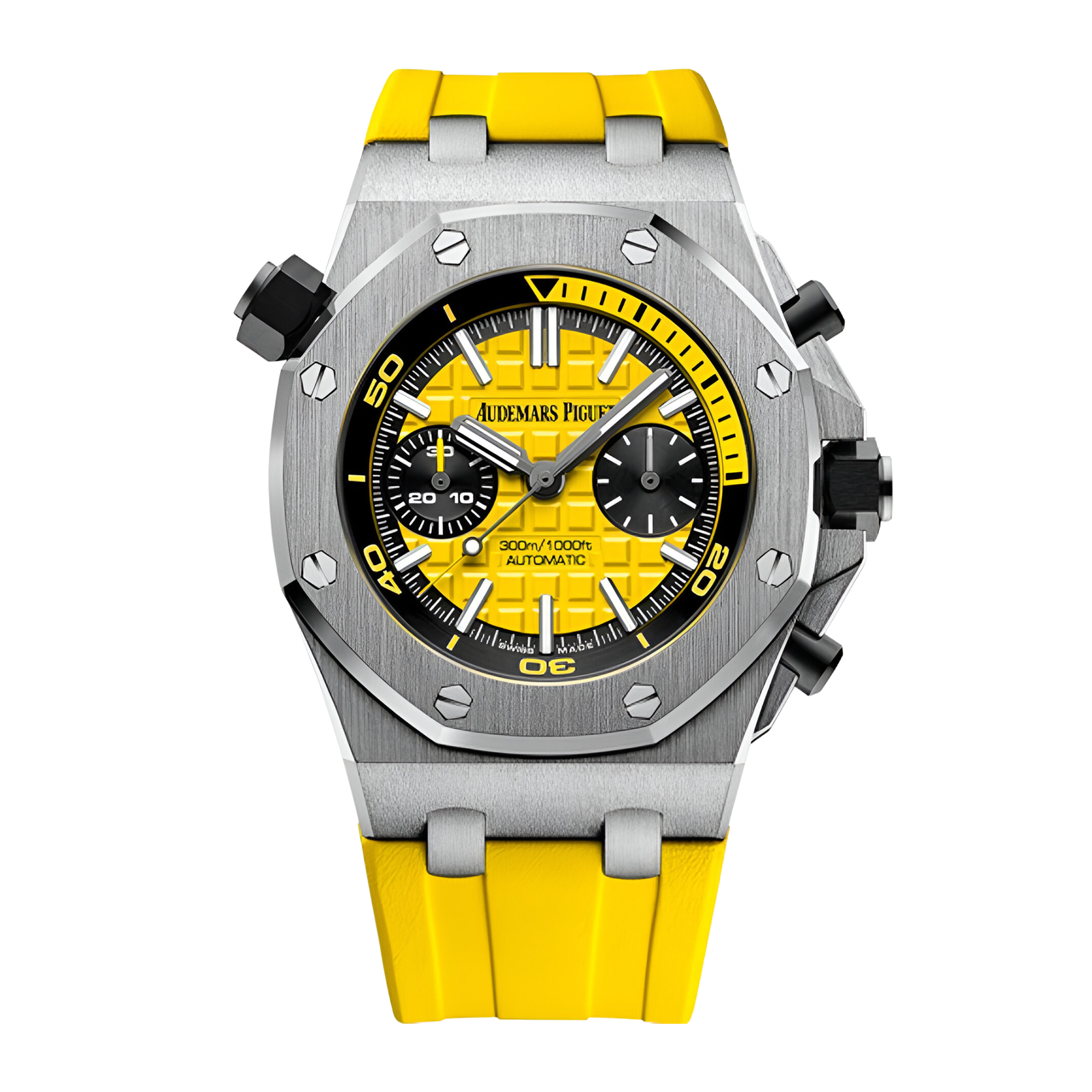 eb4841d2b63051ea46242bf403fb8c0c.png Royal Oak Offshore Diver Steel Yellow Dial 42mm - Image 1