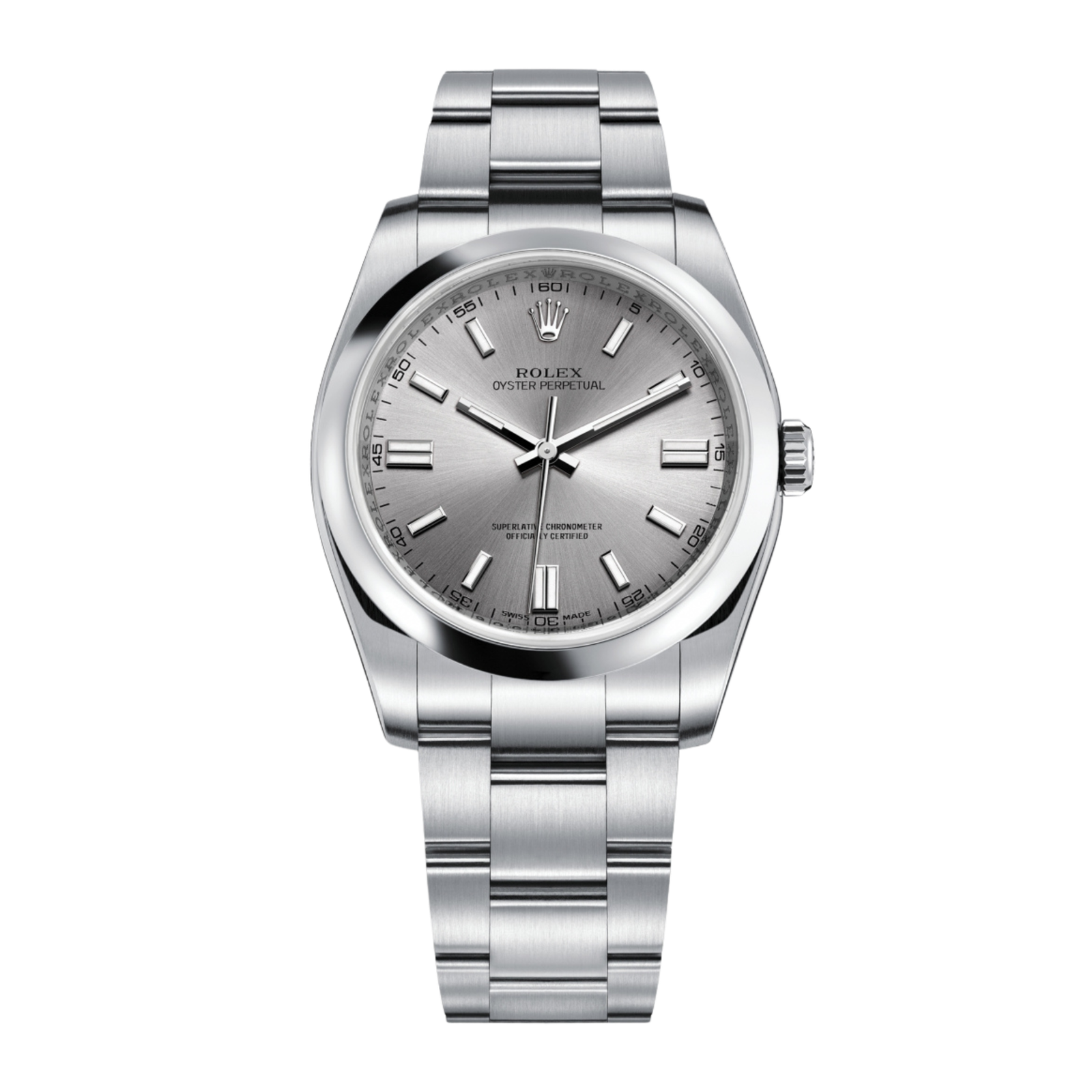 ebd0eb689e2bab21ffb8c3a73f6d9e36.png Oyster Perpetual Steel Silver Dial 36mm - Image 1