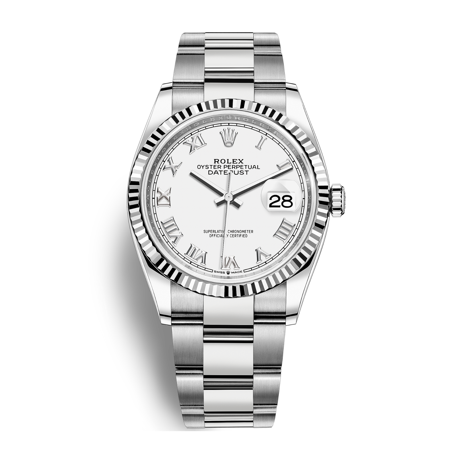 ece712de08091f9bd5a60fbaa81a11a4.png Datejust Steel White Dial 36mm - Image 1