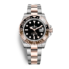 GMT-Master II "Rootbeer" Rose Gold & Steel Black Dial 40mm【2023like new】