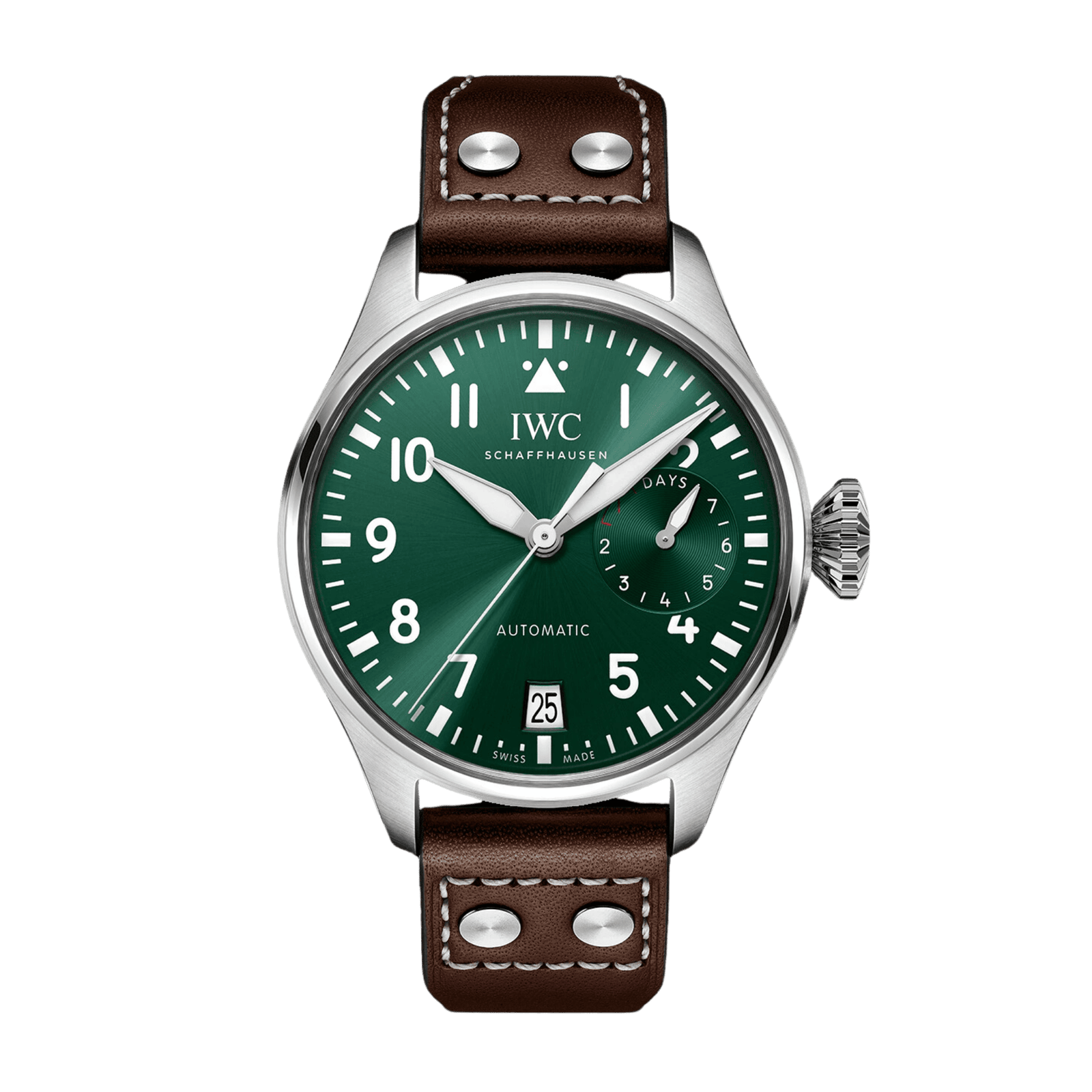 ee9a84bfe727e7a0e678fc1fbd8c5e27.png Big Pilot's Watch Steel Green Dial 46mm - Image 1
