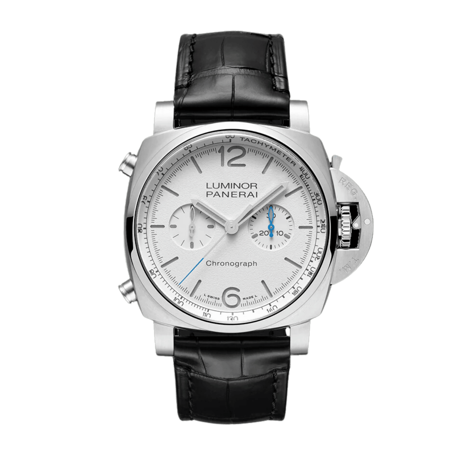 ef7631cda2e8a15b526b9cb2b44a7d82.png Luminor 1950 Chrono Steel White Dial 44mm - Image 1