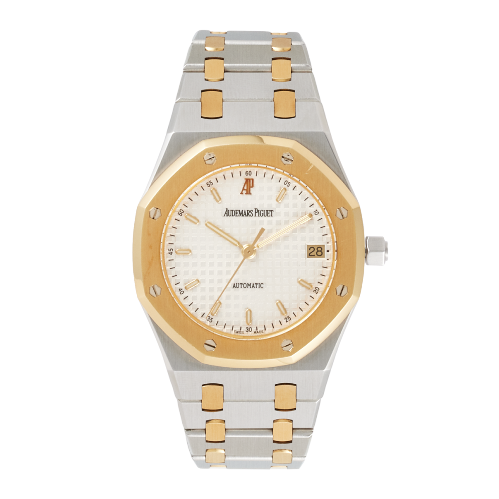 f058f7ed3499242fd502d5863a435d46.webp Royal Oak Yellow Gold & Steel White Dial 36mm - Image 1