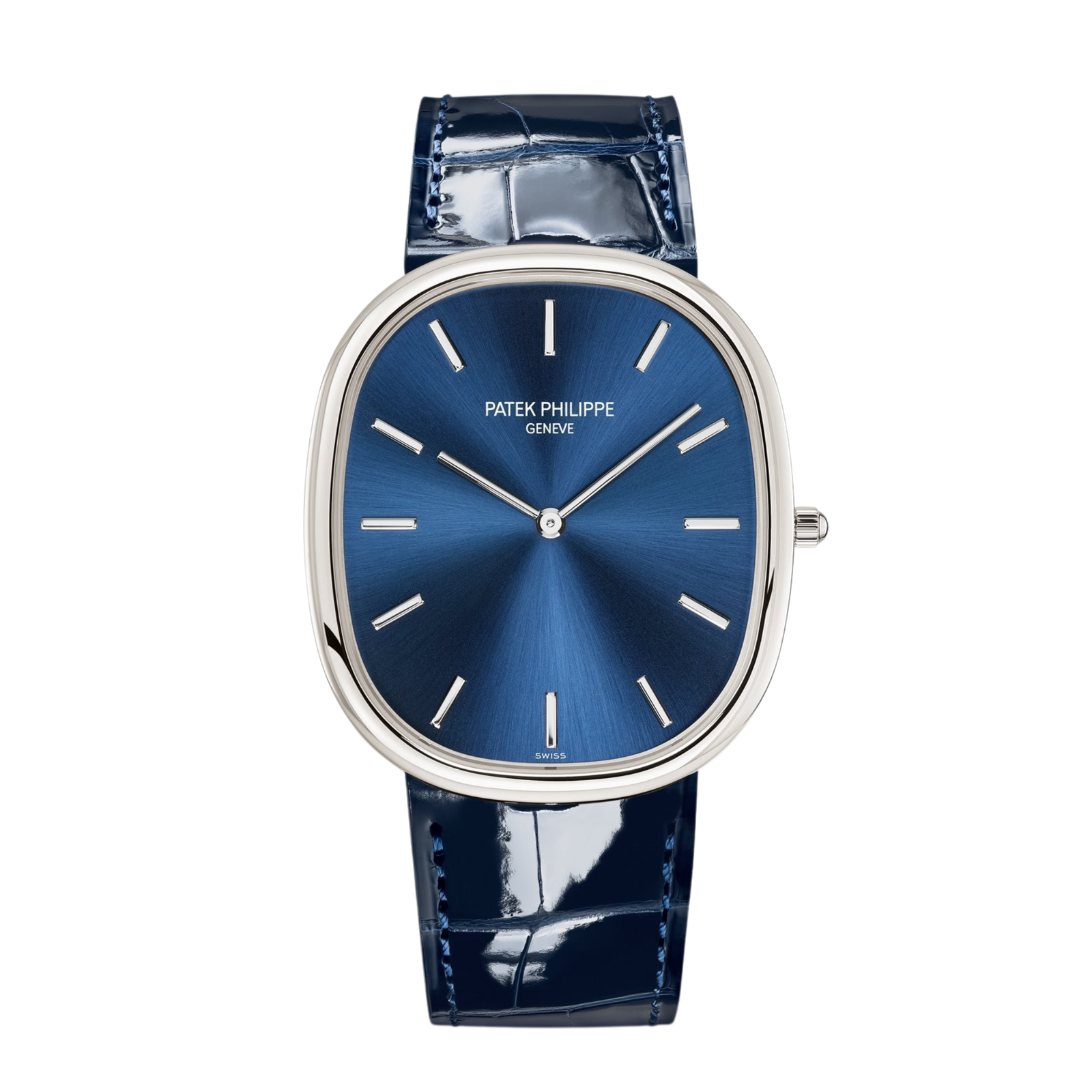 f081002f80d05a669aaba3700ebf3ae5.png Golden Ellipse Platinum Blue Dial 34mm - Image 1