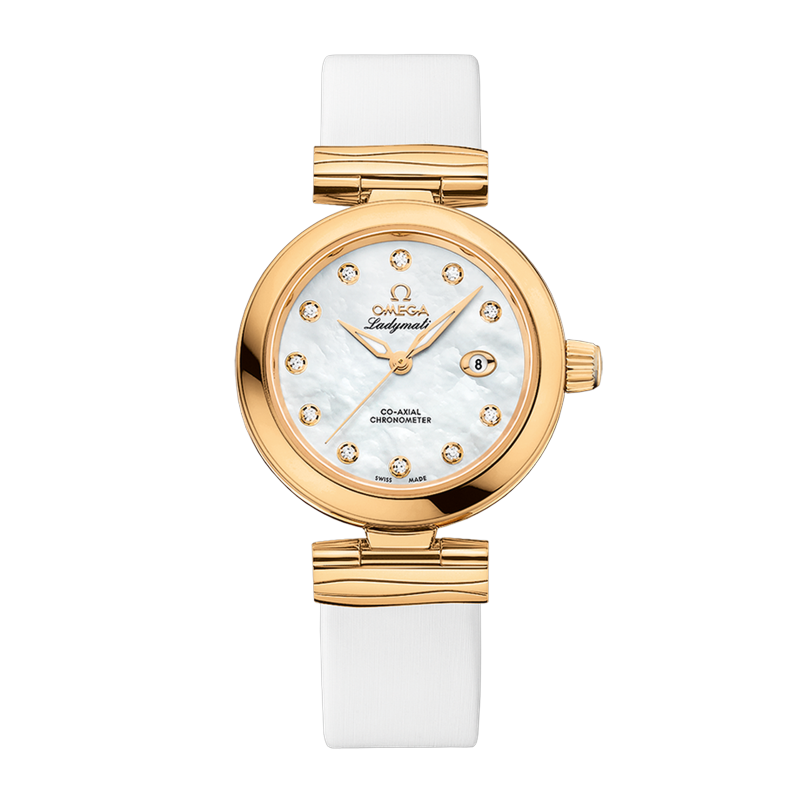 f198051359b842e93b46c930adee0c58.png LadyMatic Yellow Gold Mother of Pearl Dial 34mm - Image 1