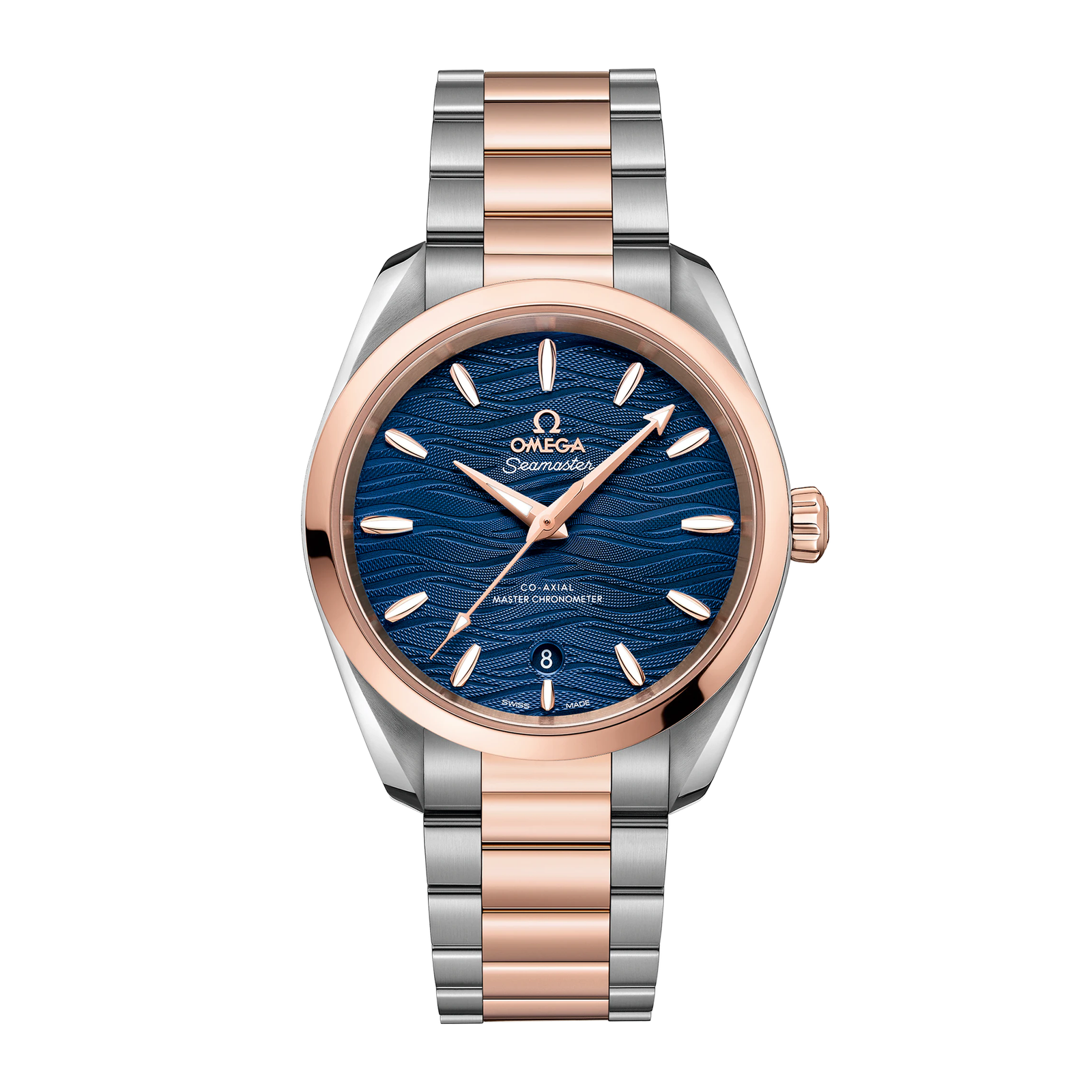f29af0b8ef5f5a420550c9d907d397b1.png Aqua Terra Rose Gold & Steel Blue Dial 38mm - Image 1