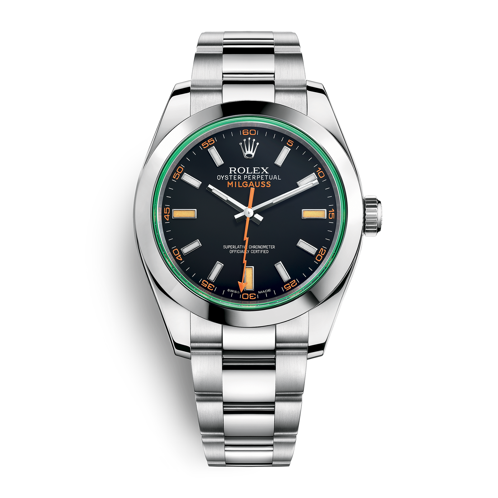 f3b37da6e3b65357d4b8ea7eaa757bab.png Milgauss Steel Black Dial 40mm - Image 1