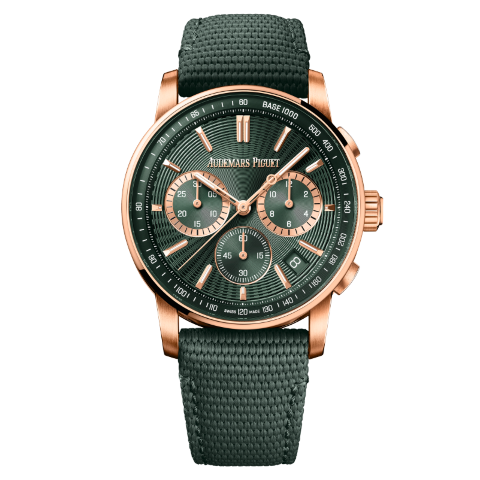 f4c47af13e4ff7cdbf80acded60833fe.png Code 11.59 Chronograph Rose Gold Green Dial 41mm - Image 1