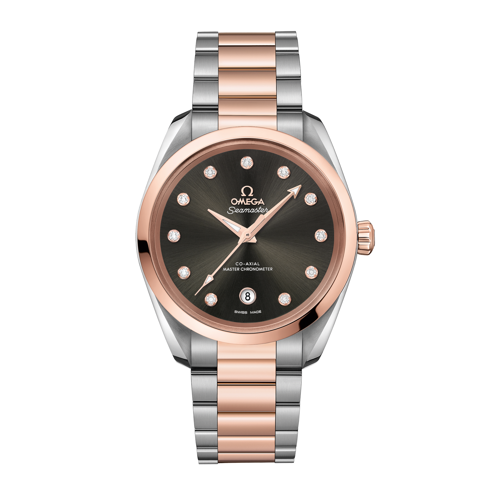 f5965400dd19663b20493cb2dcd8dd67.png Aqua Terra Rose Gold & Steel Grey Dial 38mm - Image 1