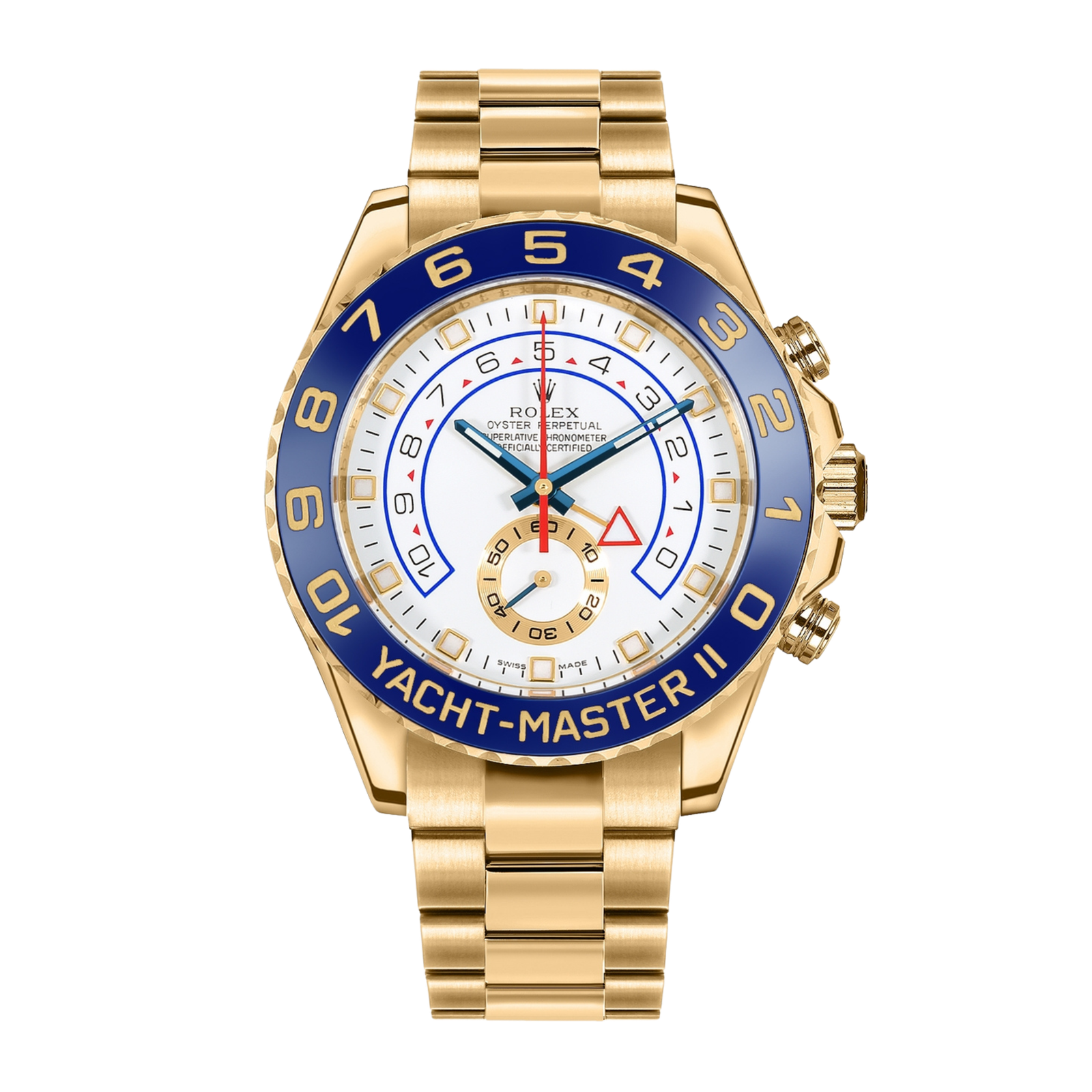 f6b37a762d28123e82677f74fc60275d.png Yacht-Master II Yellow Gold White Dial 44mm - Image 1