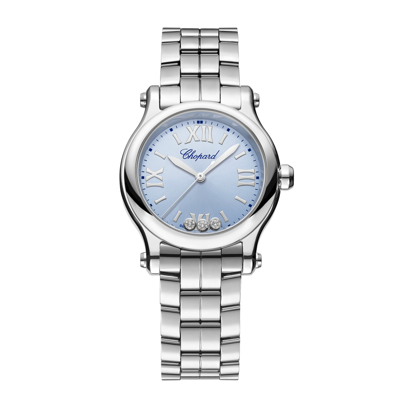 f85457f1fa7df9a533484cf41a66214c.png Happy Sport Steel Blue Dial 30mm - Image 1