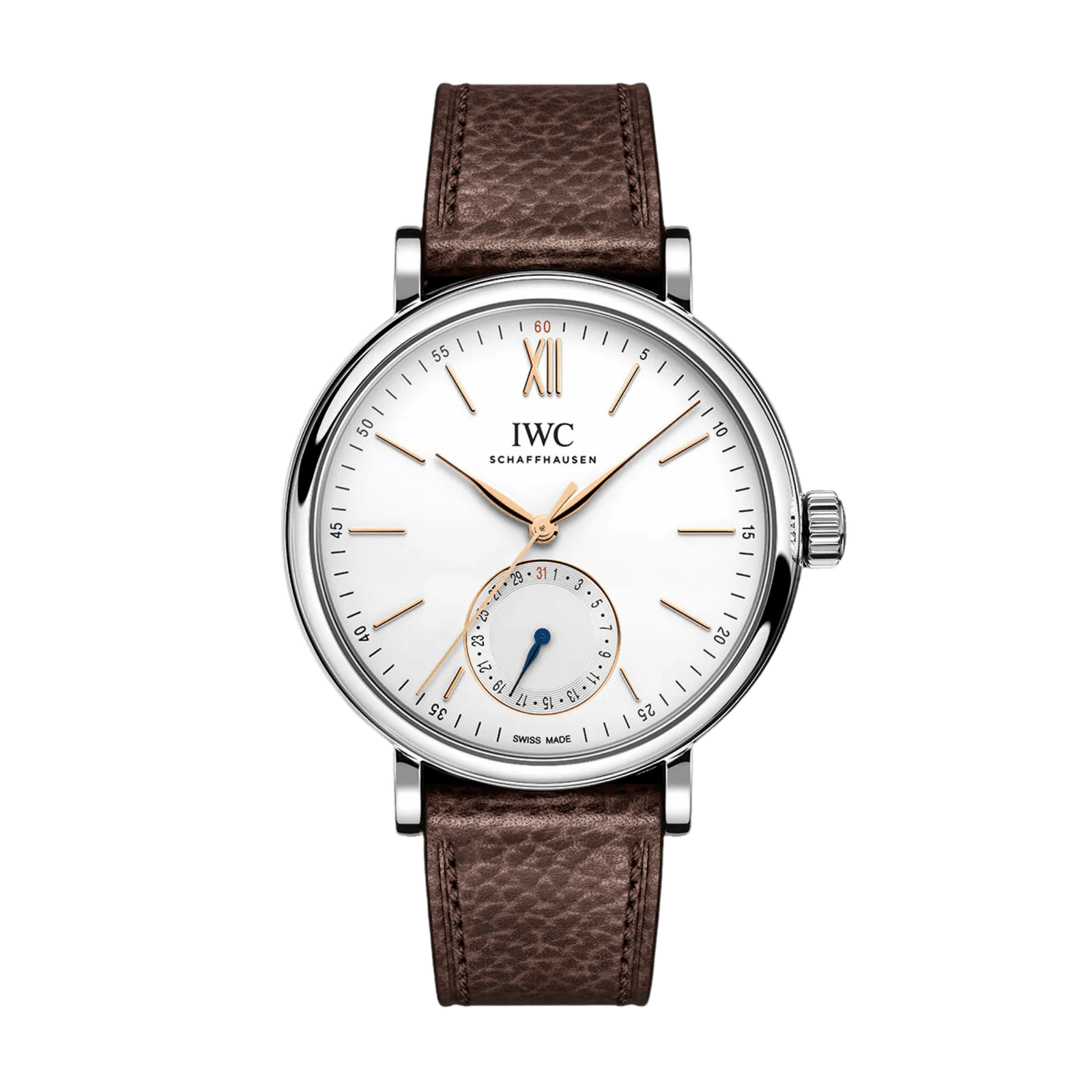f93b0d5524c98122e9a9b6f7faeca91e.png Portofino Pointer Date Steel Silver Dial 39mm - Image 1