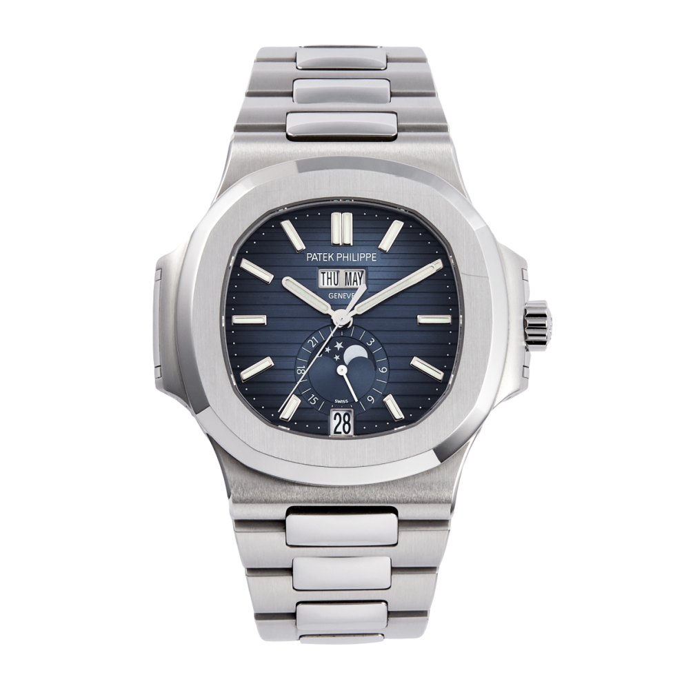 f98dfb5ac5cf4258be604a19ee0ac346.webp Nautilus Annual Calendar Steel Blue Dial 40mm (Cal. 324) - Image 1