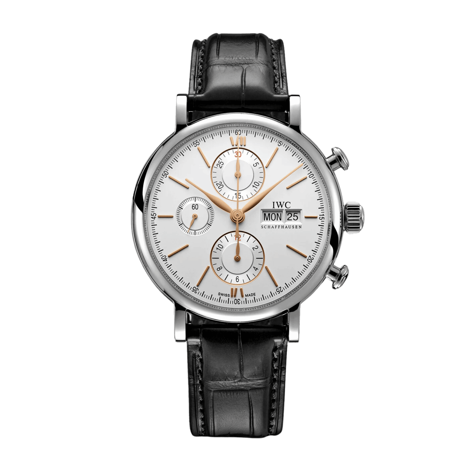 f9c5c476f6edae74eddd8a3f774aaac8.png Portofino Chronograph Steel White Dial 42mm - Image 1