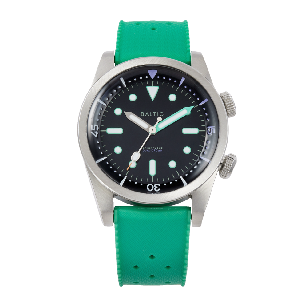 fbdda3481feee5b9327de894a77148ad.webp Aquascaphe "5th Anniversary" Steel Black Dial 39mm - Image 1