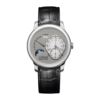 Classique Lune Platinum Silver Dial 40mm