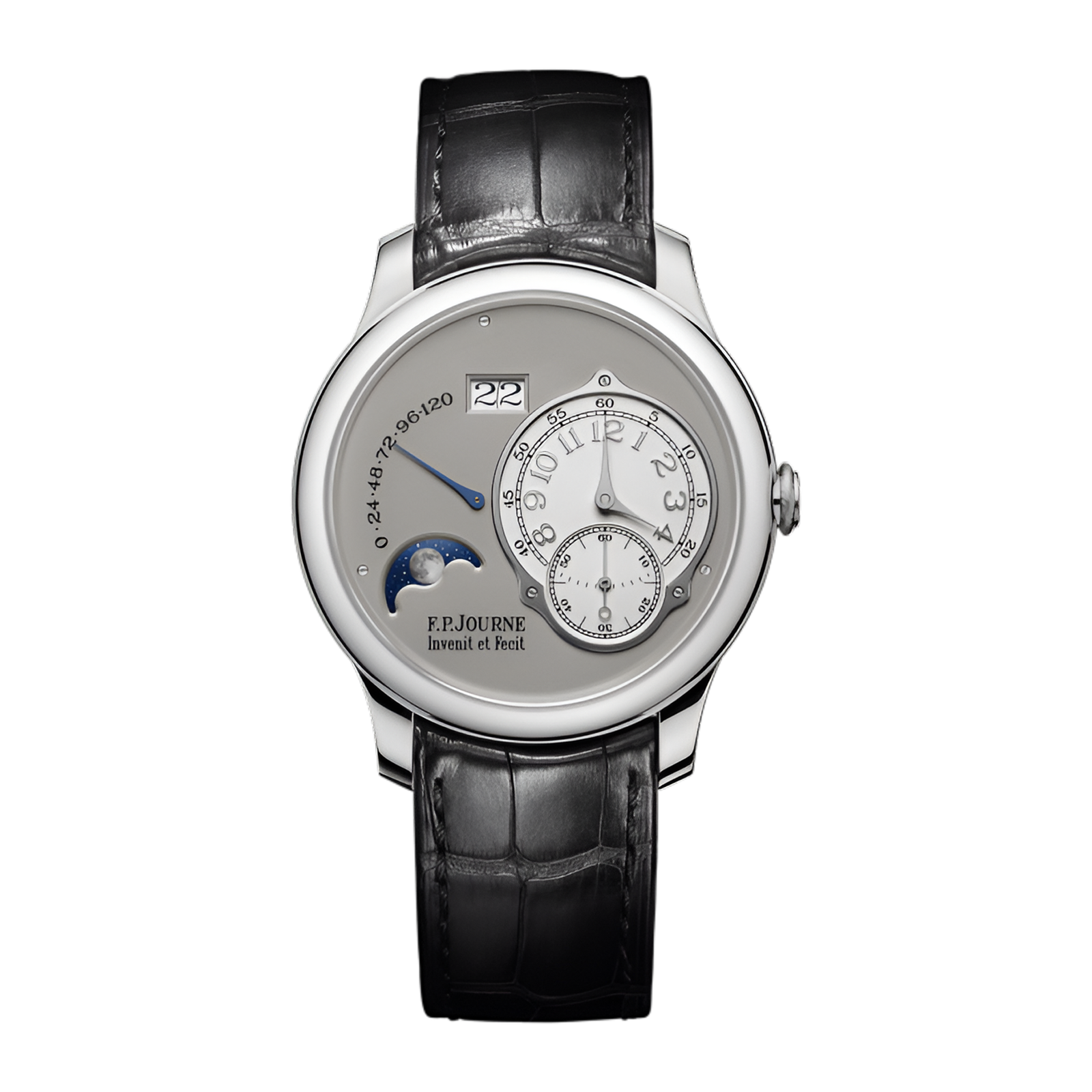 fca65ffe132f872fb85ea618ebd0ed8c.png Classique Lune Platinum Silver Dial 40mm - Image 1