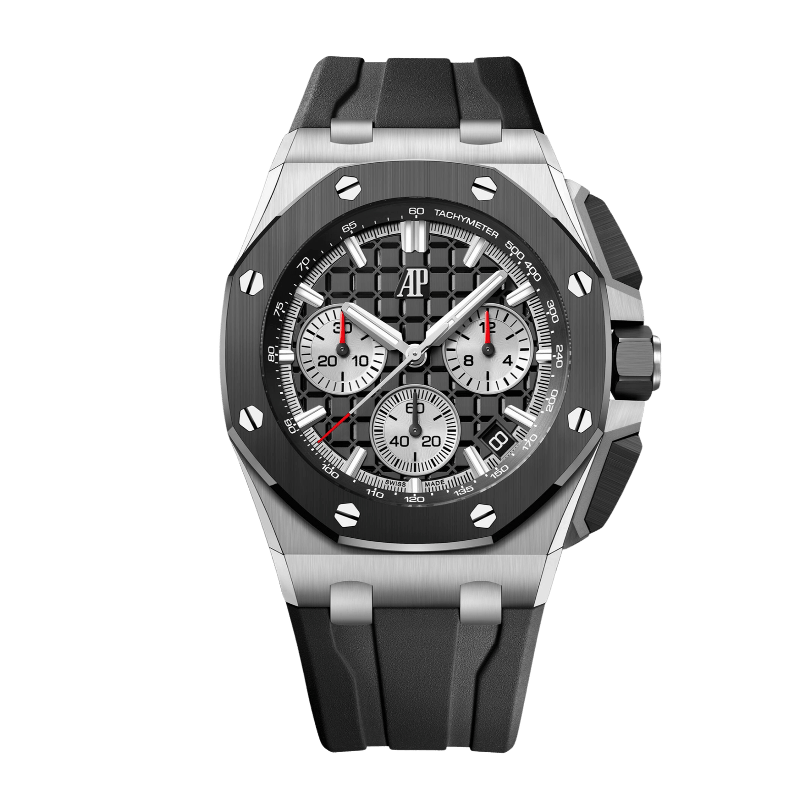 ff9e9f4a830d0b320dd1907ac6ee823b.png Royal Oak Offshore Chronograph Steel Black Dial 43mm - Image 1