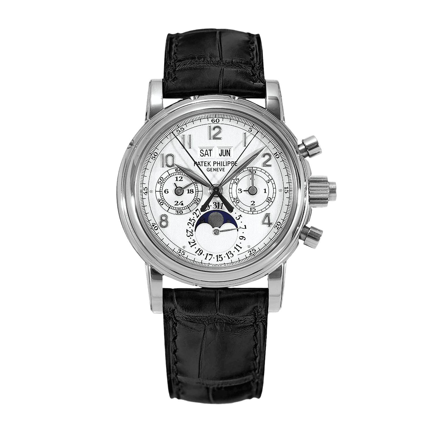 w00942_00c8ead8bf.png Grand Complications Perpetual Calendar Split Seconds Chronograph White Gold Double Sealed 36mm - Image 1