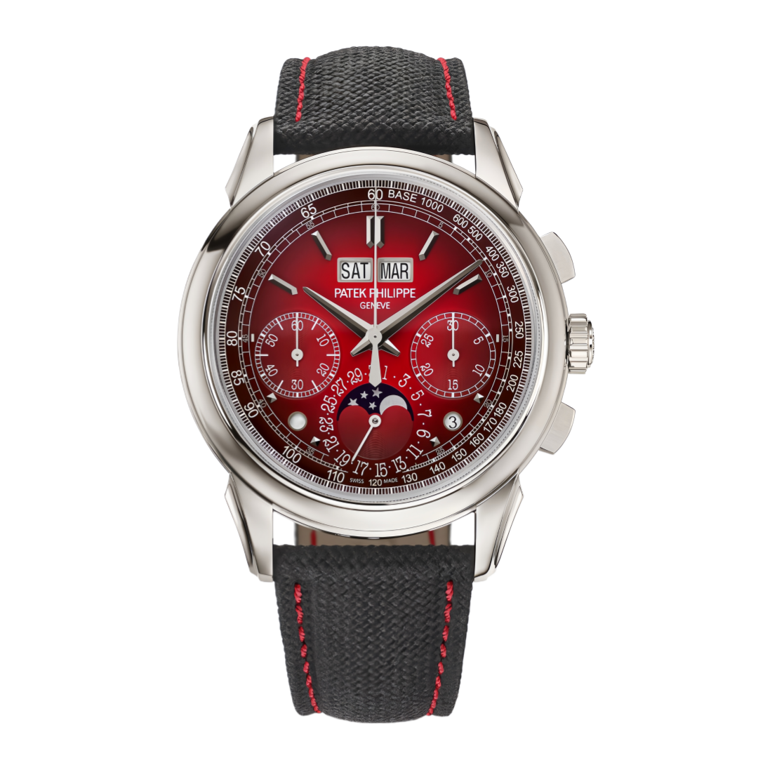 1b20359fcec6979da3691edc6746bddb_副本 Patek Philippe 5270P-017 Perpetual Calendar Chronograph Platinum Red Dial Luxury Watch - Image 1