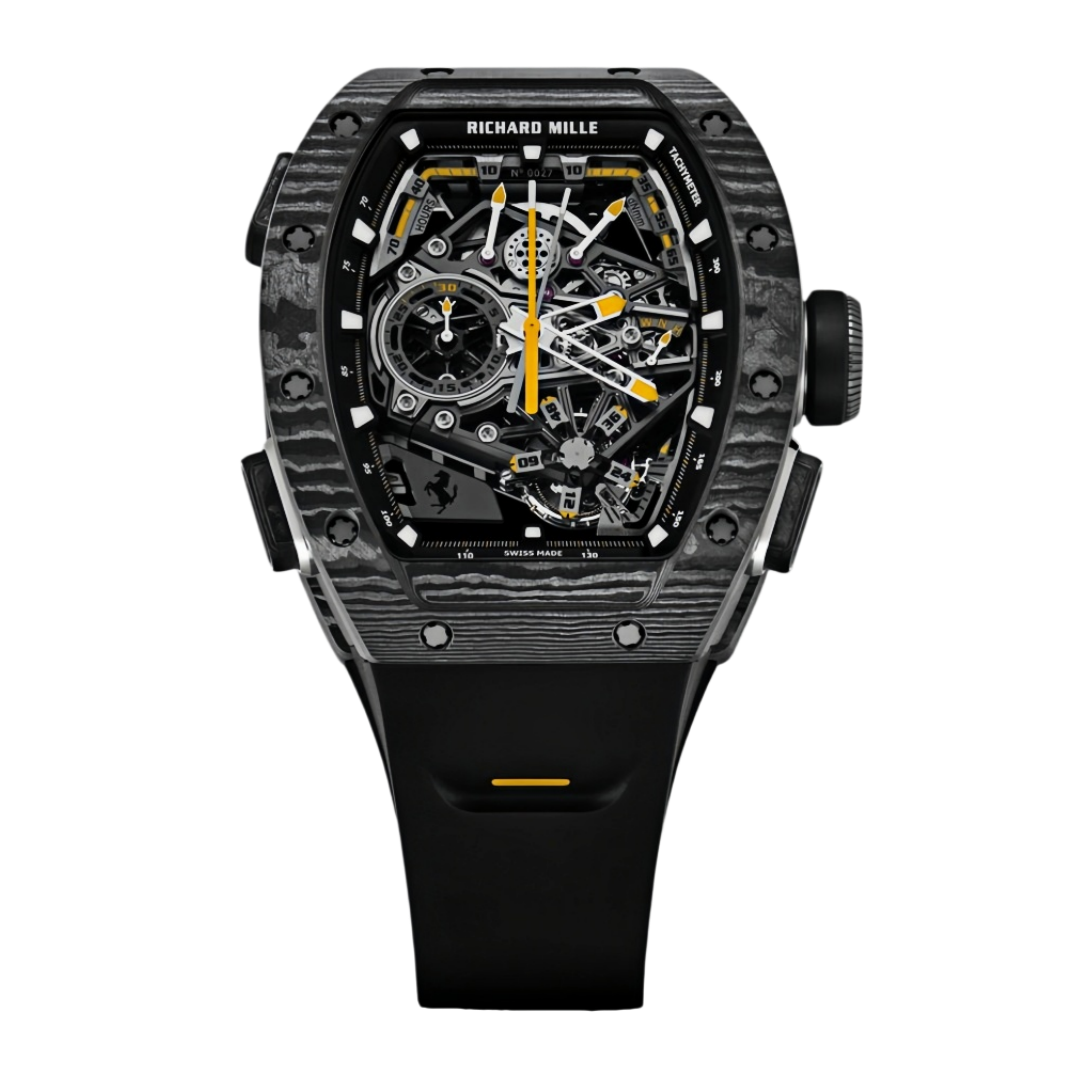4301正3_副本 Richard Mille RM43-01 Tourbillon Split‑Seconds Chronograph Ferrari Limited 150pcs Ultra Rare Full Set - Image 1