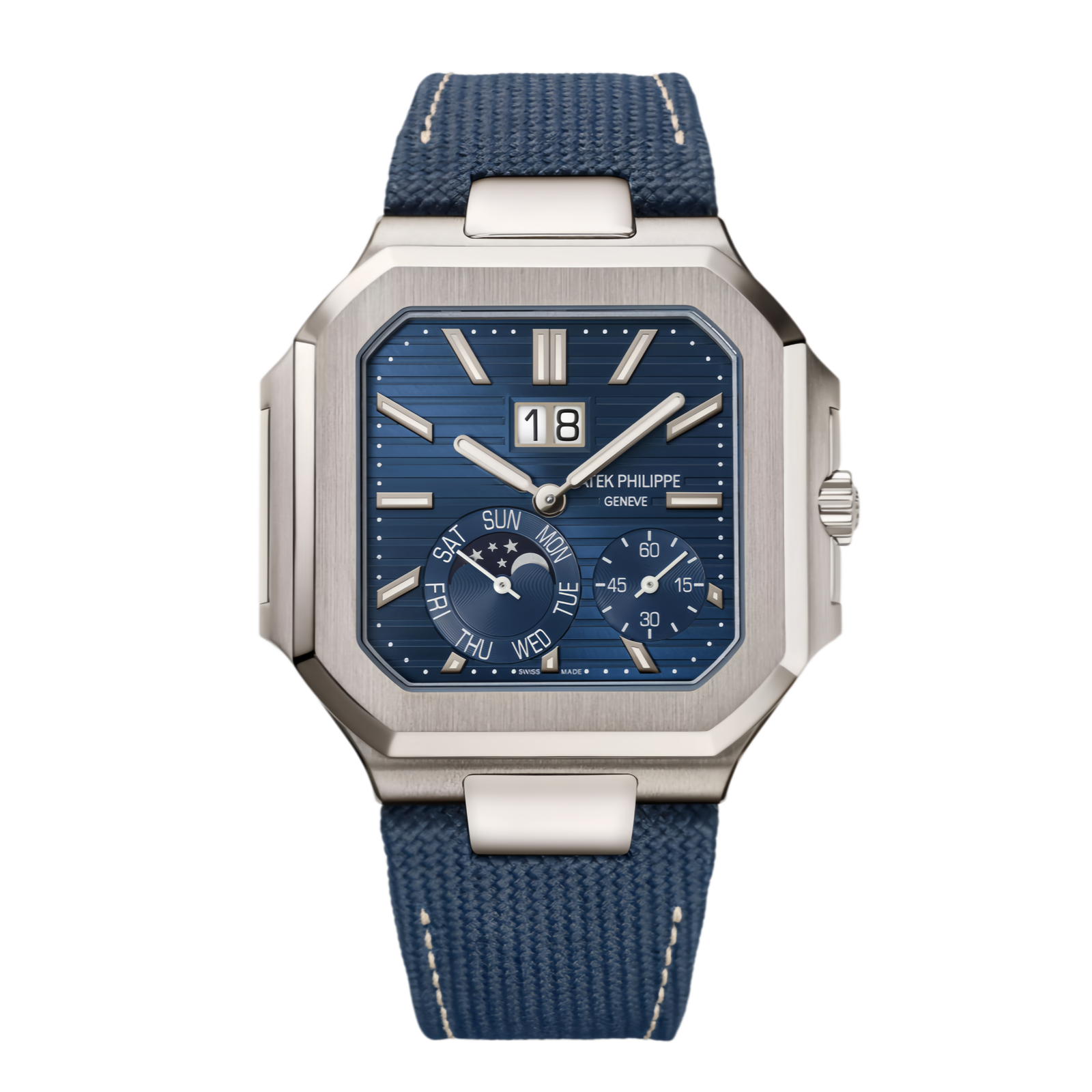 5822P-001正_副本 Patek Philippe 5822P-001 New Cubitus Model 950 Platinum Luxury Automatic Wristwatch - Image 1