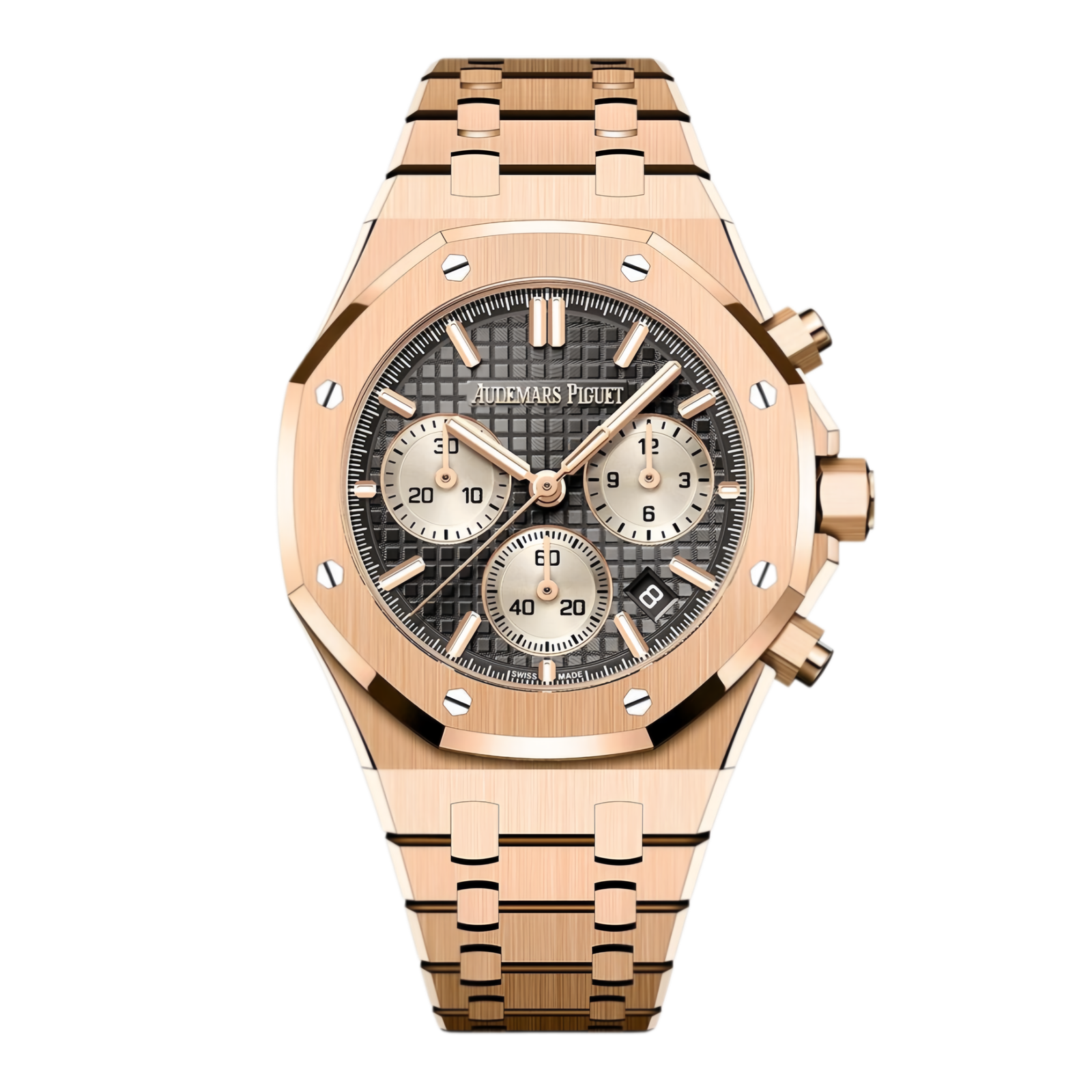 AP26450OR正_副本 Audemars Piguet Royal Oak Selfwinding Chronograph 38mm 18K Pink Gold 26450OR - Image 1
