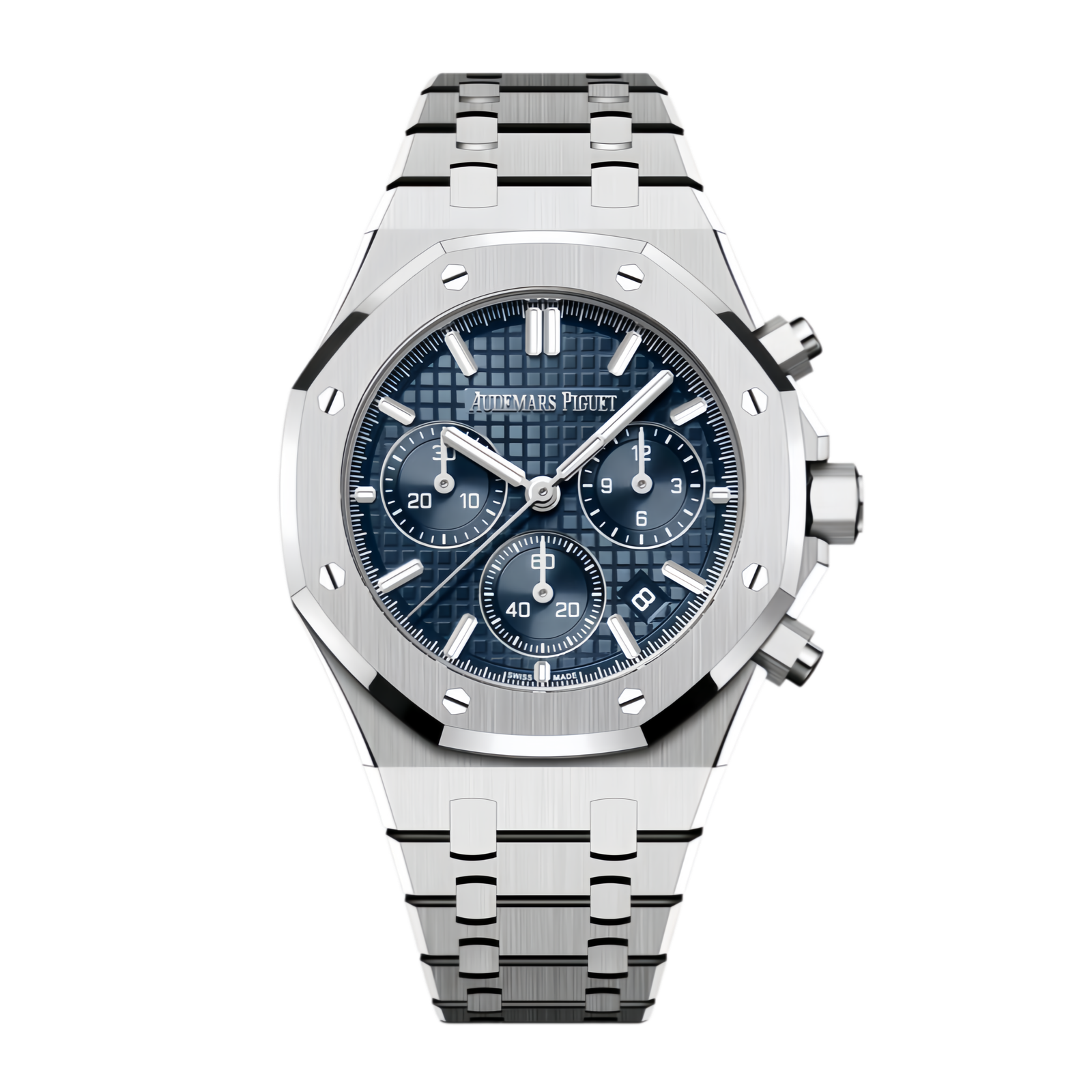 AP26450ST正_副本 Audemars Piguet Royal Oak Selfwinding Chronograph 38mm Stainless Steel Blue Dial 26450ST.OO.1356ST.01 - Image 1