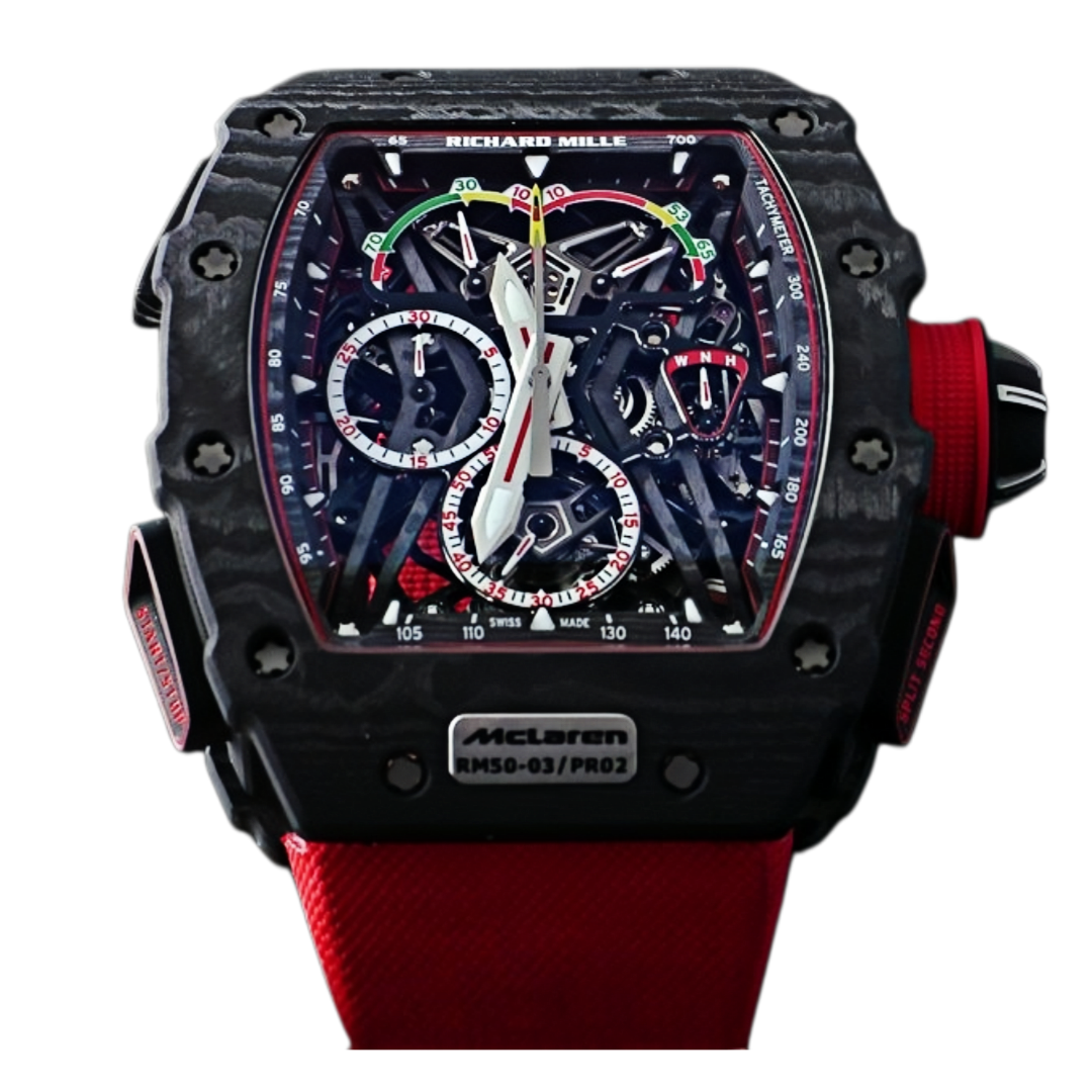 RM 50-03_副本 Richard Mille RM 50-03 McLaren F1 Tourbillon Split Seconds Chronograph Carbon TPT Limited Edition 75 Pieces【2019year】 - Image 1
