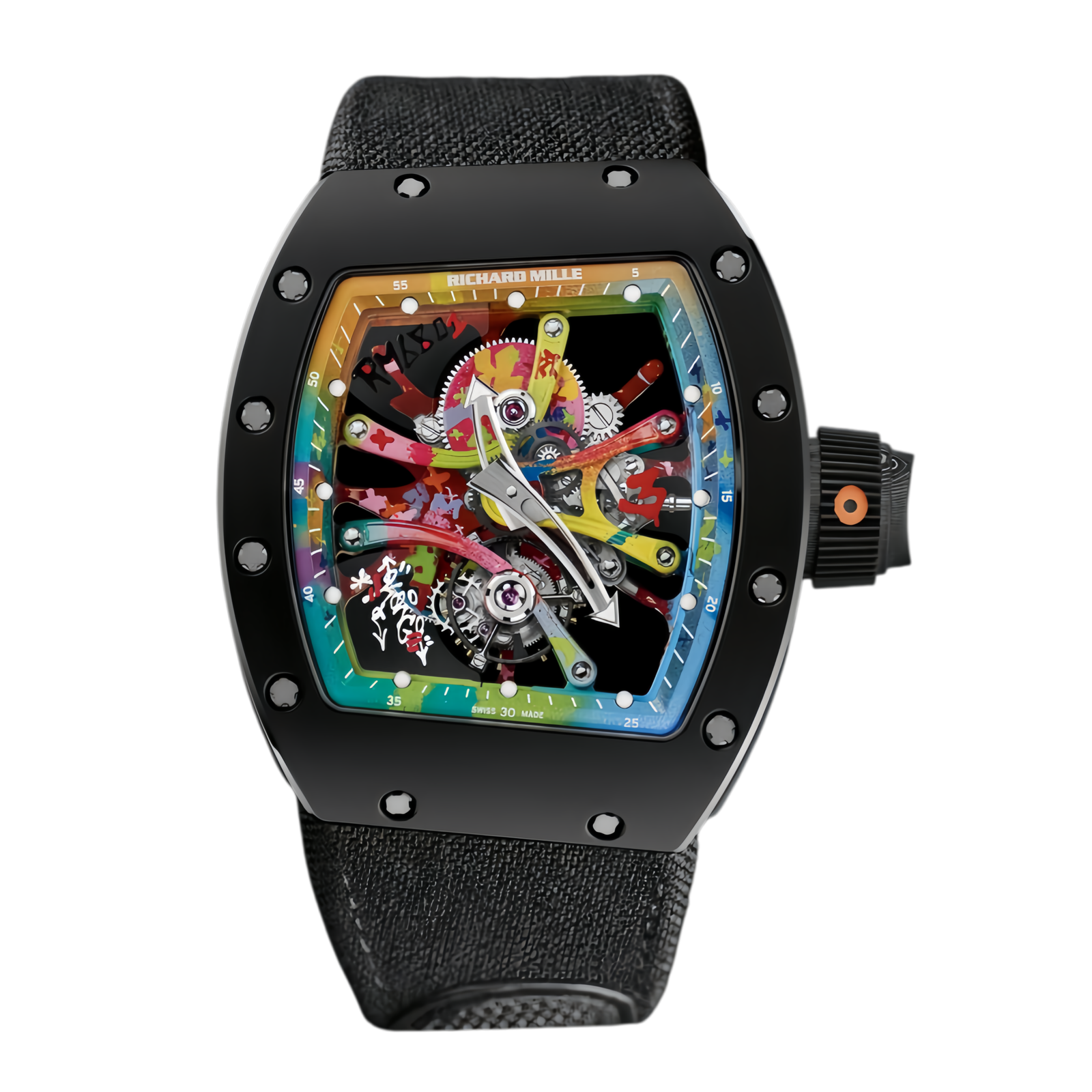 RM68-01 Graffiti 涂鸦艺术款正_副本 Richard Mille RM68-01 Tourbillon Cyril Kongo Graffiti Street Art Limited Edition 30Pcs Watch【2017year】 - Image 1