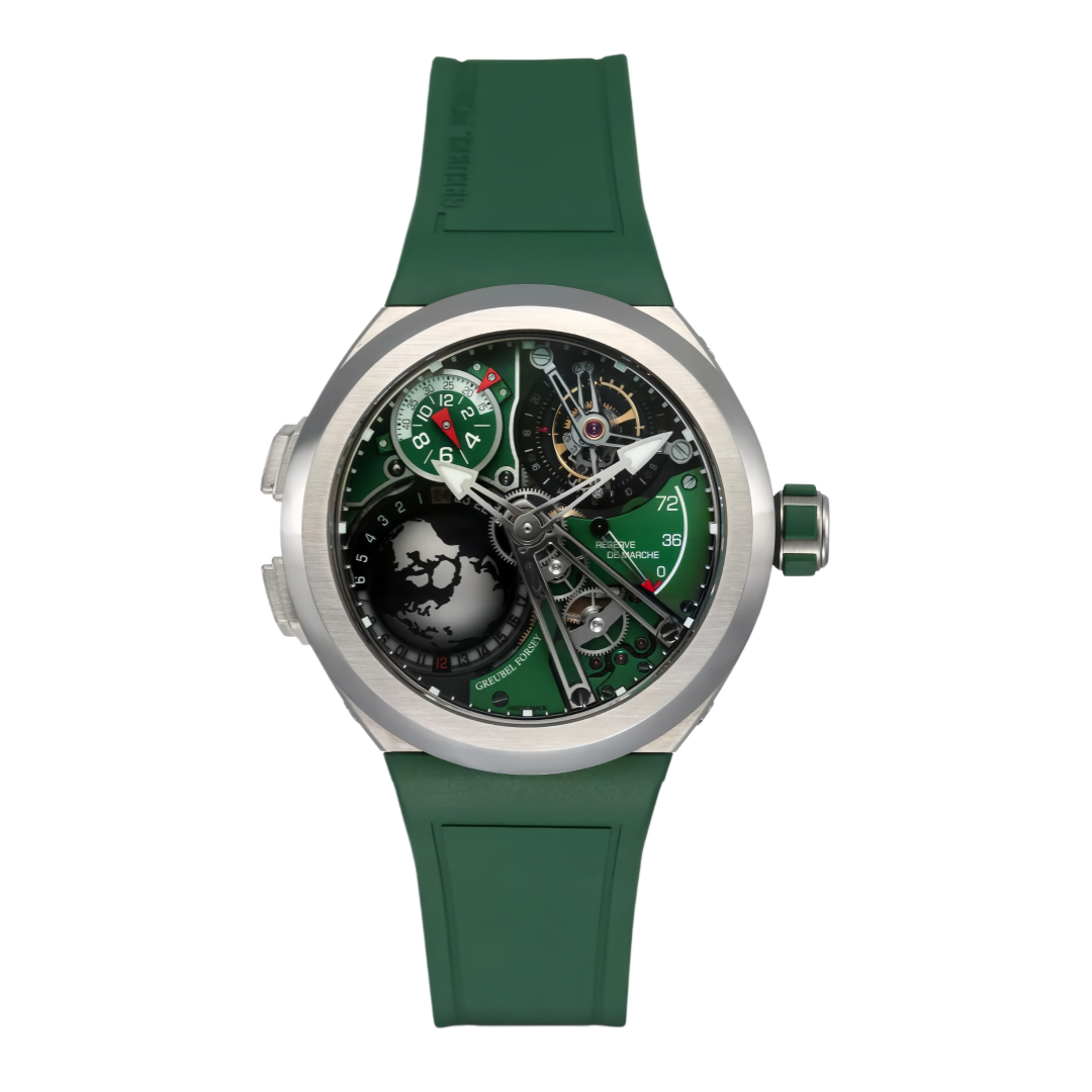 高珀富斯 GMT Sport 绿地球限量版正_副本 Greubel Forsey GMT Sport Green Earth Titanium Tourbillon Watch Limited 8 Pieces - Image 1